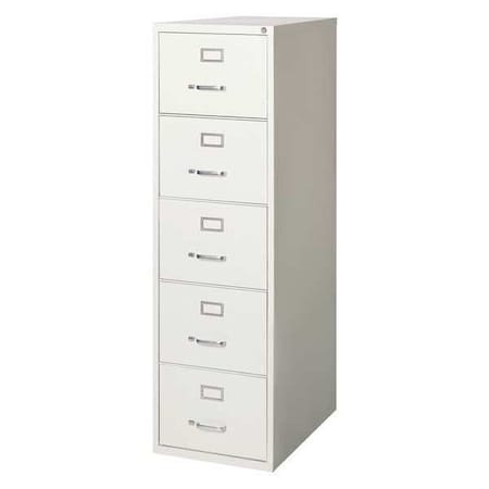 Hirsh 18 W 5 Drawer File Cabinet Light Gray Legal 17782 Zoro Com