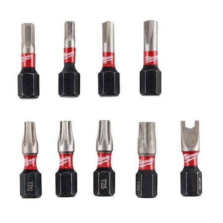 Milwaukee Tool SHOCKWAVE Impact  Security Insert Bit Set - 9PC 48-32-4620
