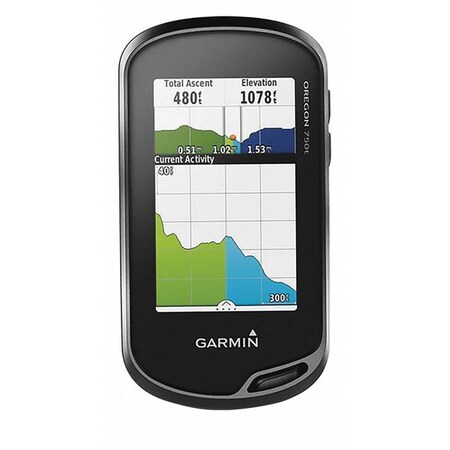 Garmin GPS Navigator, Handheld, 2.4" W, 2.5" H OREGON750T