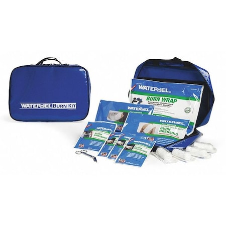 Waterjel Burn Care Kit, Vinyl 12 Components, 1-10 People Served EBK2-HA.69.000
