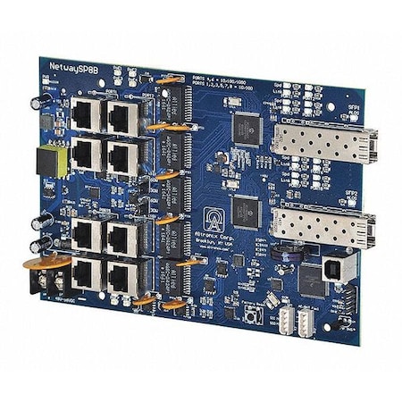 Altronix PoE Switch, Camera Inputs 8, Load 115W NetWaySP8B