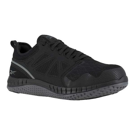 Reebok Men's Athletic Shoe, Steel Toe, Mesh, Fabric Upper, Rubber Outsole, Lace Up, Dark Gray, 8 1/2 M RB4251