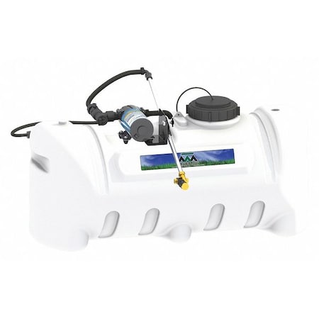 Master Mfg 25 gal Broadcast Economy Sprayer, Polyethylene, 25 ft L Hose, Not Applicable L Wand, 40 psi Max SAO-H3-025B-MM