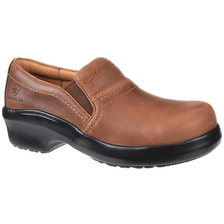 Ariat Work Shoes, 7-1/2, C, Tan, Composite, PR 10023035 | Zoro