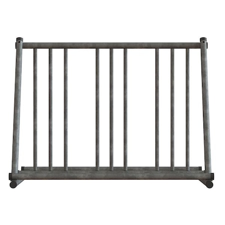 Madrax Bike Rack, Sil, 29-3/4" H, Holds (6) Bikes QS-GS200-G