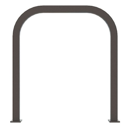 Madrax Bike Rack, Silver, 34" H, Holds (2) Bikes QS-UX200-SF-G