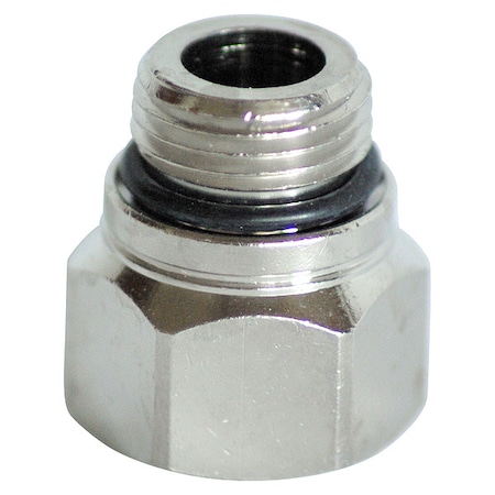 Allsource Adapter, 1 in L, 3/4 in W, Steel 4150064