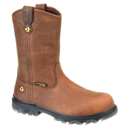 Wolverine Size 7-1/2 Men's Pull On Composite Work Boots, Brown W10793