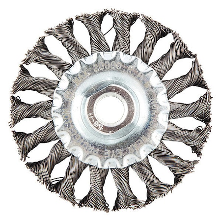 Zoro Select Wire Wheel Brush, Arbor Hole Mount 66252839130