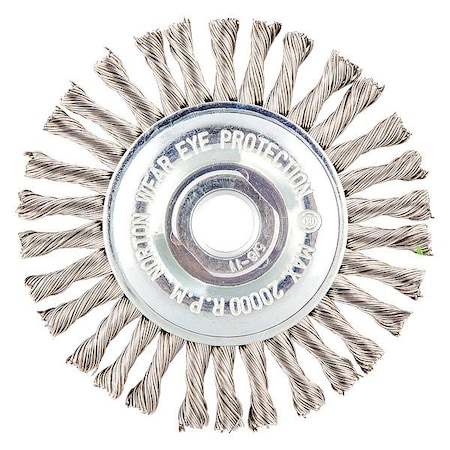 Zoro Select Wire Wheel Brush, Arbor Hole Mount 66252839022