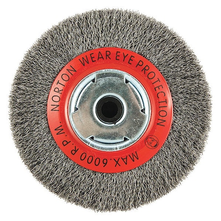 Zoro Select Wire Wheel Brush, Arbor Hole Mount 66252839098