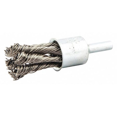 Zoro Select Knot Wire End Brush, Shank Size 1/4" 66252839118