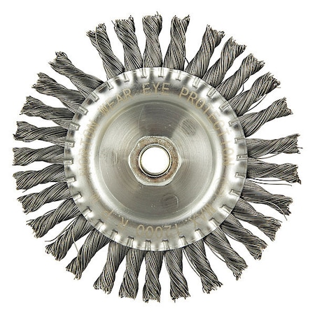 Zoro Select Wire Wheel Brush, Arbor Hole Mount 66252839107