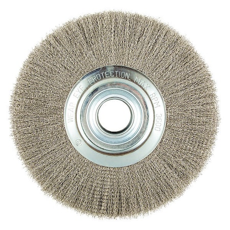 Zoro Select Wire Wheel Brush, Arbor Hole Mount 66252839006