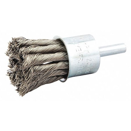 Zoro Select Knot Wire End Brush, Shank Size 1/4" 66252838887