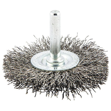 Norton Abrasives Wire Wheel Brush, Shank Mount 66252838968