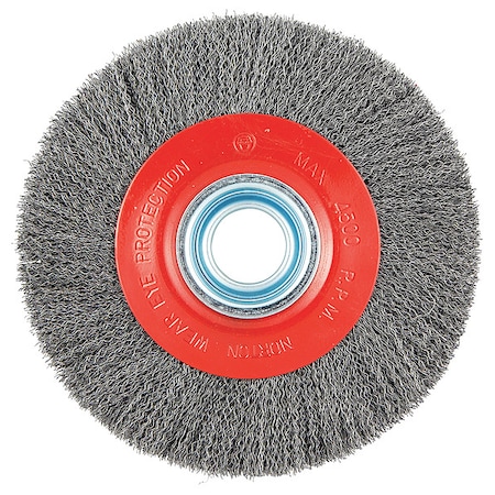 Zoro Select Wire Wheel Brush, Arbor Hole Mount 66252838978