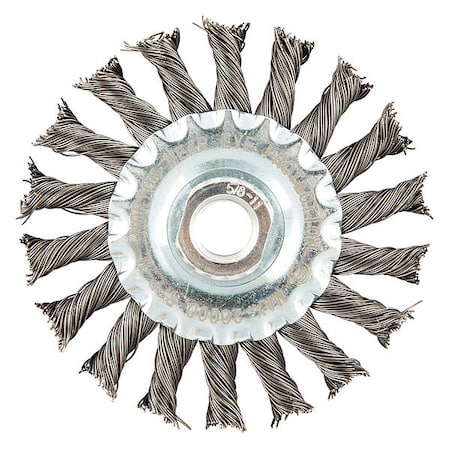 Zoro Select Wire Wheel Brush, Arbor Hole Mount 66252839019