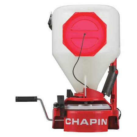 Chapin Broadcast Chest Mount Handheld Spreader For Fertilizers/Herbicides/Seeds, 8 ft Spread, 25 lb Capacity  8700A