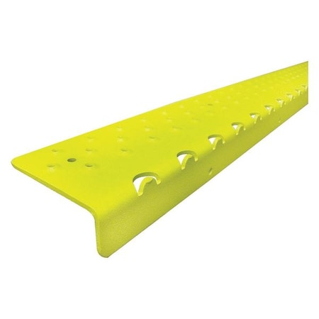 Handi Treads Stair Nosing Aluminum Yellow, 36 in W x 1/4 in Thick NSN122736YL0