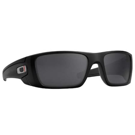 Oakley Fuel Cell, Safety Glasses, Anti-Scratch, Black Lens, Black Frame, Half-Frame OO9096-I060