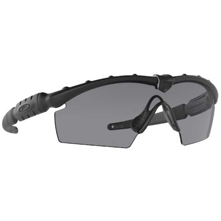 Oakley M Frame 2.0, Safety Glasses, Anti-Fog & Anti-Scratch, Gray Lens, Black Frame, Half-Frame 11-140