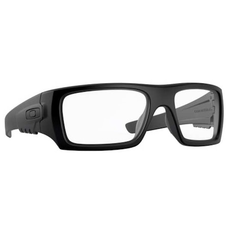 Oakley Det Cord, Safety Glasses, Anti-Scratch, Clear Lens, Black Frame, Full-Frame OO9253-07