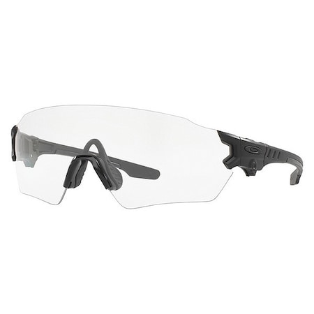 Oakley Tombstone, Safety Glasses, Anti-Scratch, Clear Lens, Black Frame, Frameless OO9328-05