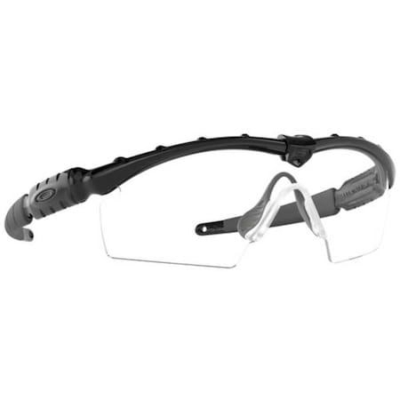 Oakley M Frame 2.0, Safety Glasses, Anti-Fog & Anti-Scratch, Clear Lens, Black Frame, Half-Frame 11-186