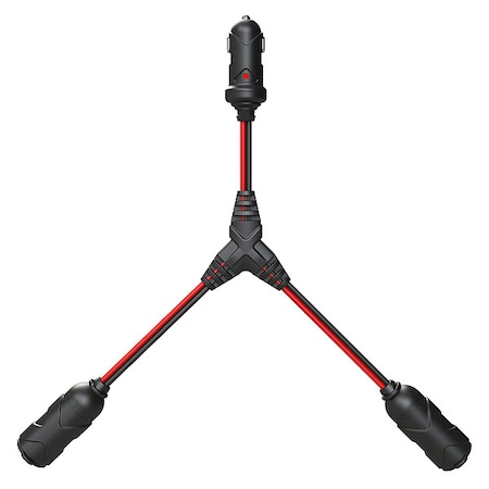 Noco Power Outlet Twin Socket Splitter, 15A GC020