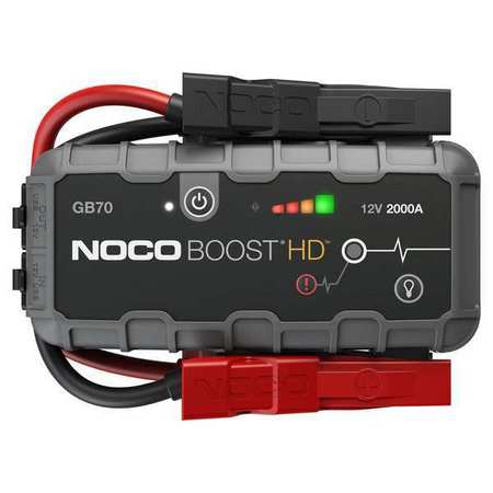 NOCO Portable Power Pack, 8-51/64" W, 12VDC GB70