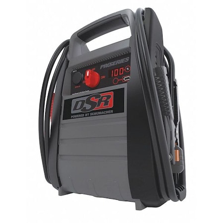 SCHUMACHER Battery Jump Starter, 120VAC, 16-45/64" W DSR115