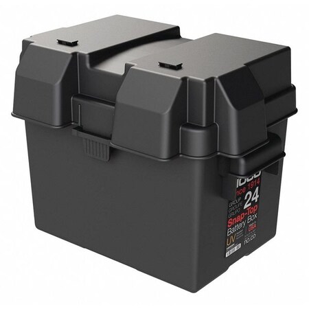 Noco Battery Box, Snap Top Closure HM300BK
