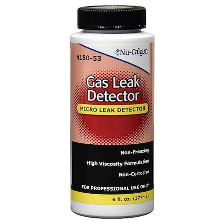 Nu-Calgon Gas Leak Detect, Yellow, 6oz, Dauber Bottle 4180-53