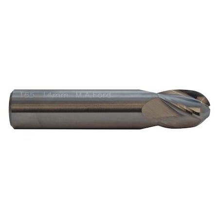 M.A. Ford Ball End Mill, 5.00mm Dia, Carbide 16519680