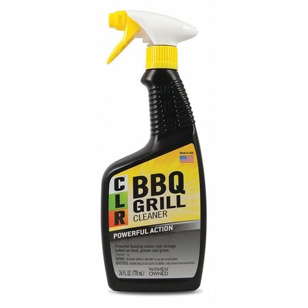 Jelmar CLR BBQ Grill Cleaner, 26 oz. Spray, Powerful Action BBQ-26