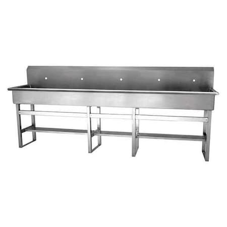 Sani-Lav Floor Mnt Wash Station, No Faucets 510F0