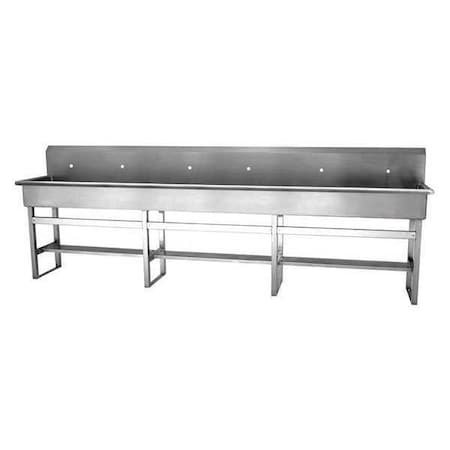 Sani-Lav Floor Mnt Wash Station, No Faucets 512F0