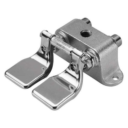 Sani-Lav Floor Mount, Stainless Steel, Double Pedal Valve 101S