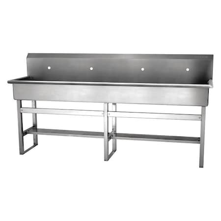 Sani-Lav Floor Mnt Wash Station, No Faucets 58F0