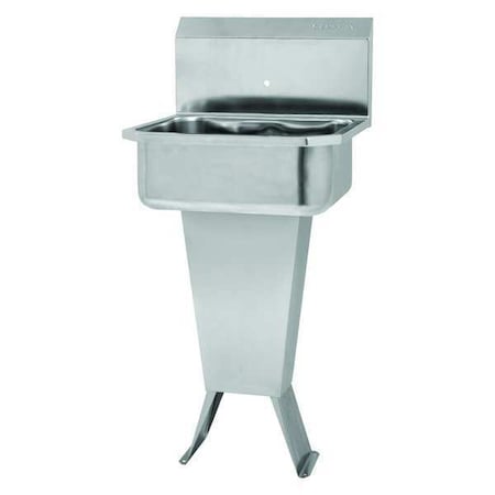 Sani-Lav SS Floor Mnt Hand Sink, No Faucet 5010
