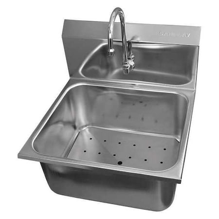Sani-Lav Floor Mnt Meat Wash Sink w/Double valve 512L