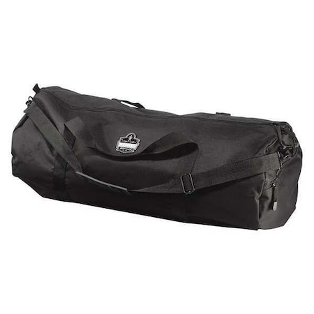 Ergodyne Large Polyester Duffel Bag, 6300ci, Black, 600D Durable Polyester, Water-Resistant Backing GB5020LP