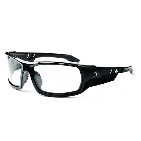 Ergodyne ODIN, Safety Glasses, Anti-Fog, Clear Lens, Black Frame, Full-Frame ODIN-AF