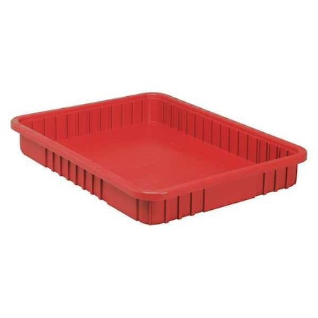 Quantum Storage Systems Divider Box, Not Specified, Red, 3 in H, 17-1/2 in W, 22-1/2 in L DG93030RD