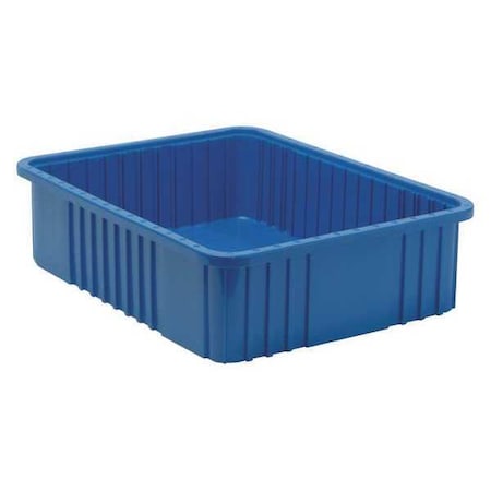 Quantum Storage Systems Divider Box, Not Specified, Blue, 6 in H, 17-1/2 in W, 22-1/2 in L DG93060BL