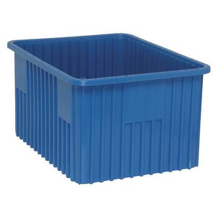 Quantum Storage Systems Divider Box, Not Specified, Blue, 12 in H, 17-1/2 in W, 22-1/2 in L DG93120BL