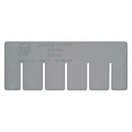 Quantum Storage Systems Short Divider, 6 PK DS91035