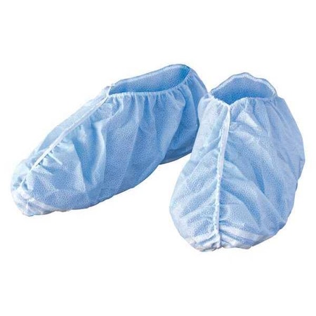Kleenguard Disposable Shoe Covers, SMMMS, Blue, Slip Resistant Sole: Yes , Universal 66857
