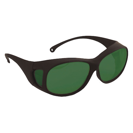 Kleenguard Safety Glasses, Green Polycarbonate Lens, Scratch-Resistant, 12PK 21917